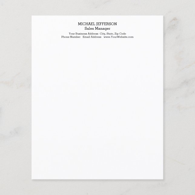 Lámina Clásica Minimalista profesional (Anverso)