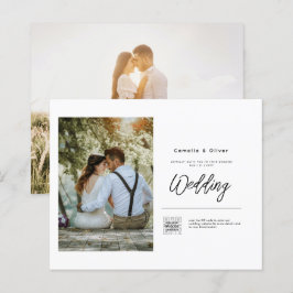Lámina Clásico de Invitación a la Boda de Presupuesto