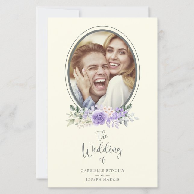 Lámina Clásico Lilac de bajo costo, foto de jardín floral (Anverso)