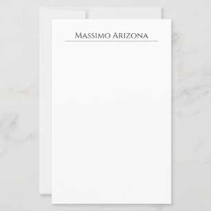 Lámina Clásico Plano Elegante Negro y Blanco Minimalista