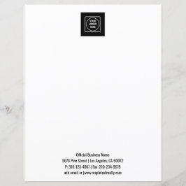 Lámina Clean Simple Logo Text Professional letterhead