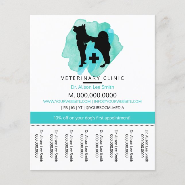 Lámina Clínica Veterinaria (Anverso)