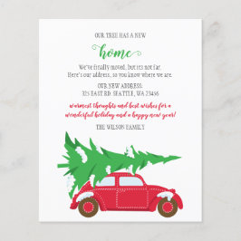 Lámina Coche de árbol de Navidad con el que hemos movido 