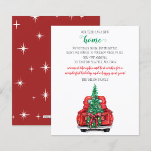 Lámina Coche de árbol de Navidad con el que hemos movido