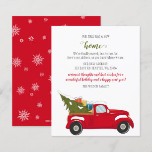 Lámina Coche de árbol de Navidad con el que hemos movido