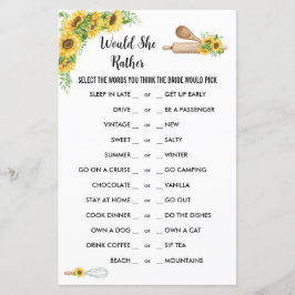 Lámina Cocina susurrada fuera de juego de ducha de novia