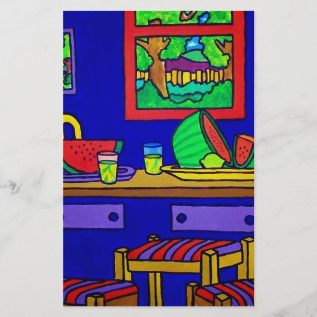 Lámina Cocina Watermellon de Piliero (Anverso)