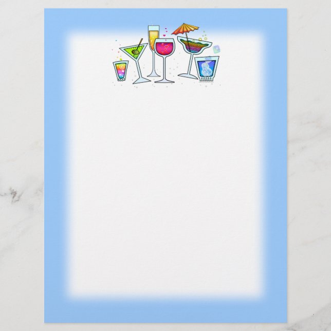 LÁMINA COCKTAIL GLASSES LETTERHEAD (Anverso)