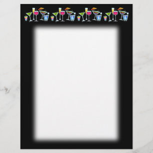 LÁMINA COCKTAIL LETTERHEAD DE LOS VIDRIOS SUPERIORES