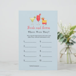 Lámina Cóctel "¿Dónde estaban?"