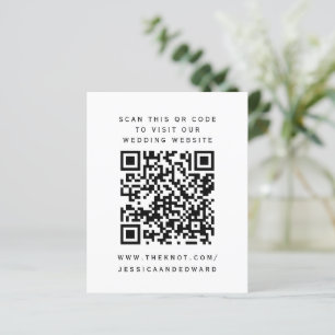 Lámina Código de exploración Qr en blanco negro Moda de n