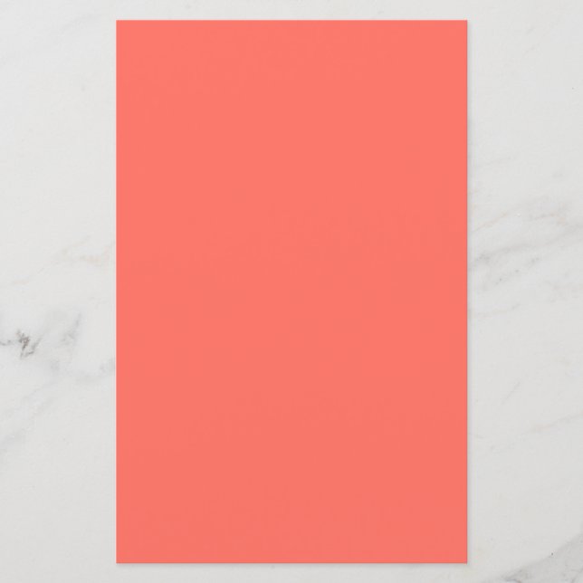 Lámina Código hexadecimal de coral FF6F61 (Anverso)