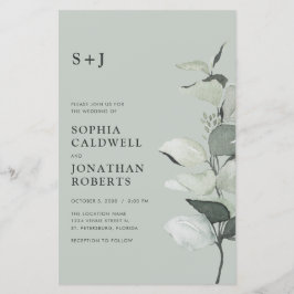 Lámina Código QR de Eucalipto presupuesto Invitación a bo