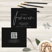 Código QR de presupuesto decidido para siempre neg