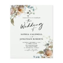 Código QR de presupuesto Invitación de boda de cal