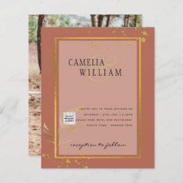 Lámina CÓDIGO QR de Terracota Invitar a guardar fecha