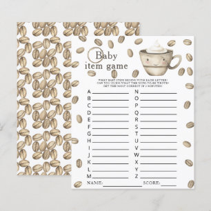 Lámina Coffee brea Bebé Ducha Bebé Partida