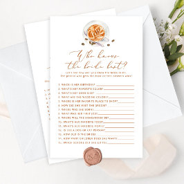 Lámina Coffee cup Quién conoce el mejor juego de la novia