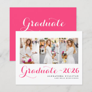 Lámina Colage de Fotos de Graduación de la Clase de 2025