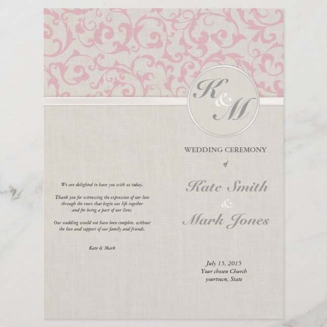 Lámina Colección Boda rosa SmartElegance (Anverso)