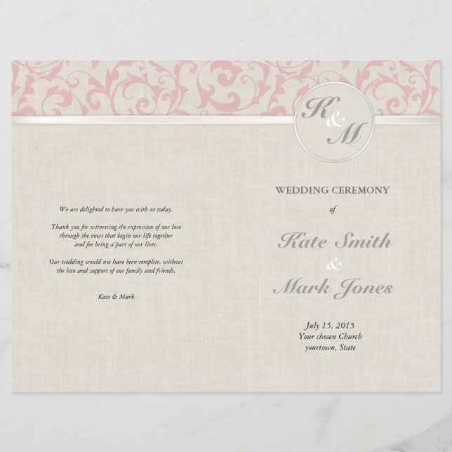 Lámina Colección Boda rosa SmartElegance (Anverso)