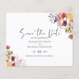 Lámina Colección de Bodas de colores de caída rústica - p