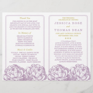 Lámina Colección de Bodas florales de Peony