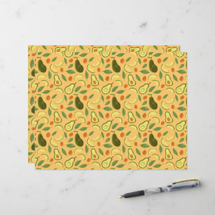 Lámina Colección de patrones de cestas de frutas - Aguaca