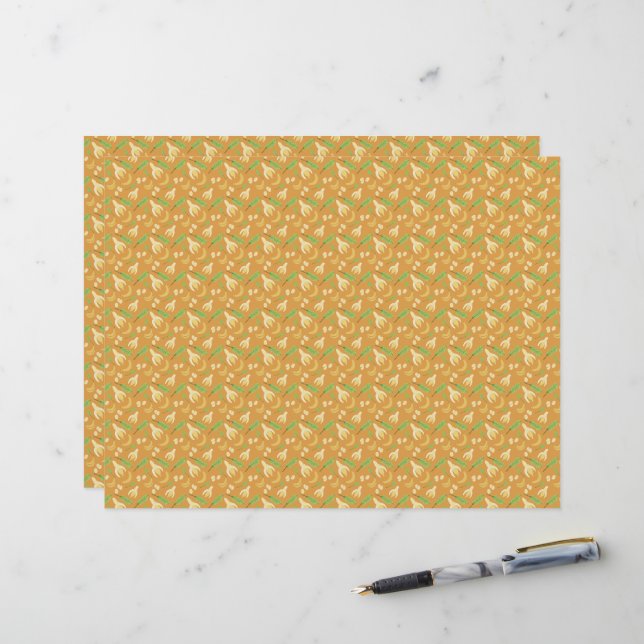 Lámina Colección de patrones de cestas de frutas - Banana (Anverso/Reverso In Situ)