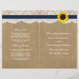 Lámina Colección Kraft, Lace & Sunflower - Armada