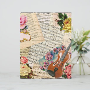 Lámina Colección musical de época