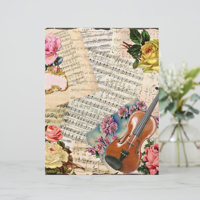 Lámina Colección musical de época (Anverso de pie)