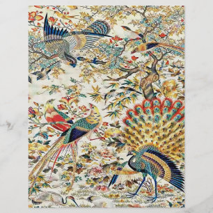 Lámina colectivo de pájaros vintage