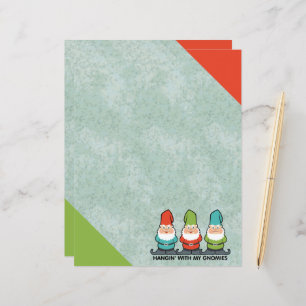 Lámina Colgar con mis homies de gnomos es una historia ab