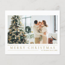 COLLAGE DE FOTOS BUDGET Classic Gold Merry Christm