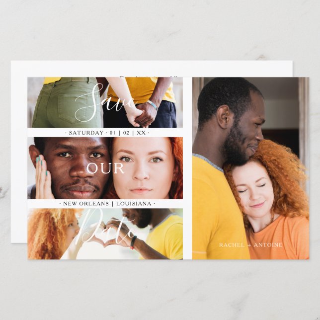 Lámina Collage de fotos comprometidas de Budget Romantic  (Anverso / Reverso)