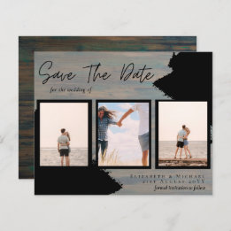 Lámina COLLAGE DE FOTOS DE PRESUPUESTO Guardar fecha Boda