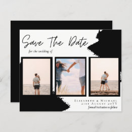 Lámina COLLAGE DE FOTOS DE PRESUPUESTO Guardar fecha Boda