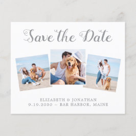 Lámina Collage de fotos moderno de presupuesto Guardar la