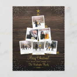 Lámina Collage de fotos Personalizado de Navidades de Woo