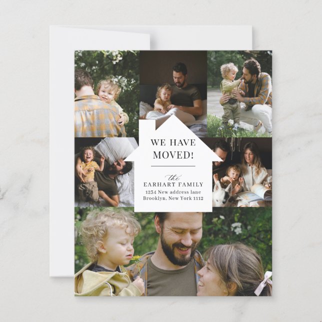 Lámina COLLAGE DE FOTOS residencial elegante de PRESUPUES (Anverso)