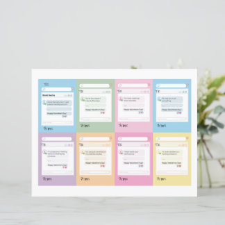 Lámina Colleague Valentine Card Corporate Pun Valentine