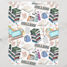 Lámina College Scrapbook Paper