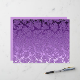 Lámina Color malva morado floral Imprimir patrón suculent