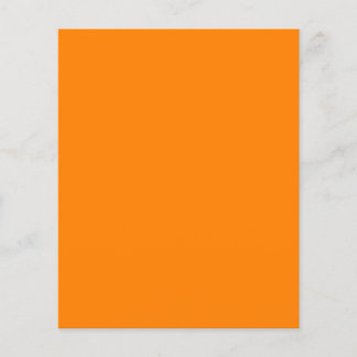 Lámina Color Sólido Naranja Minimalista Moderno en Blanco