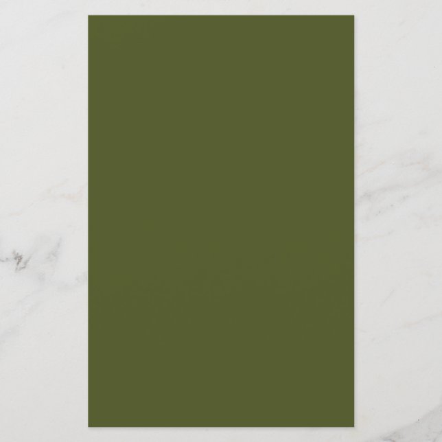 Lámina Color sólido verde del ejército (Anverso)