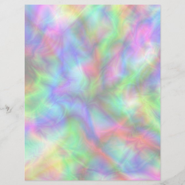 Lámina Colores abstractos del arcoiris (Anverso)