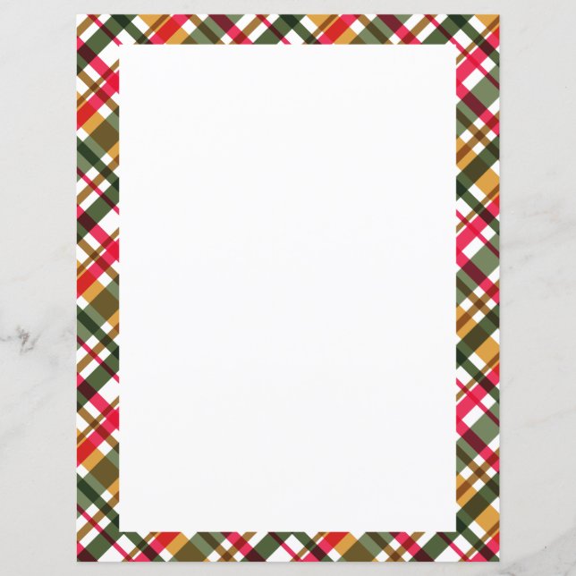 Lámina Colores navidades en blanco (Anverso)