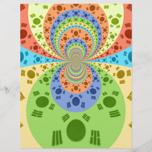 Lámina Colores tradicionales africanos rojos dorados (Anverso)