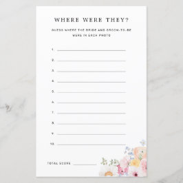 Lámina Colorida Floral Pastel Donde Juegan